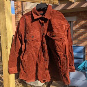 Madewell burgundy chore jacket